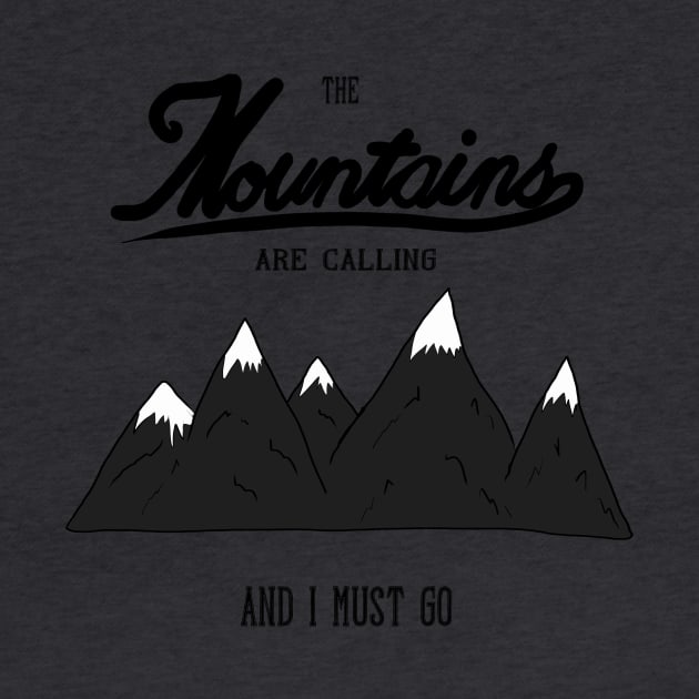 The mountains are calling by BeverlyHoltzem
